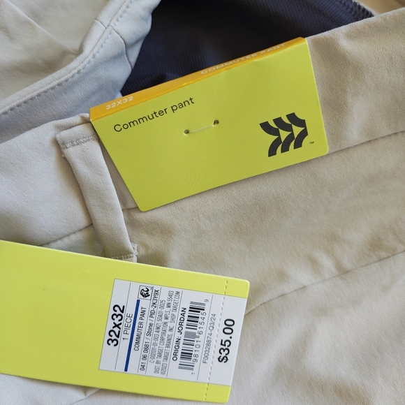 Men's All in Motion Commuter Pants Size 32×32 Beige. - Picture 6 of 7